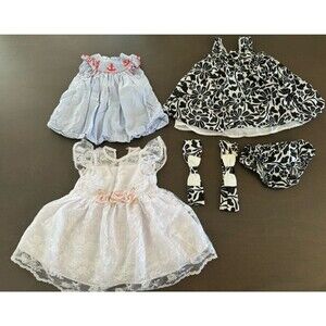 Baby Girl formal dress bundle 3-6 Months Clothing 6-Piece Bundle Edgehill marine